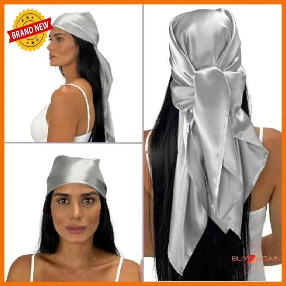 100% Silk Head Scarf 36